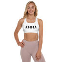 AIFFIA Logo WHT OUT Padded Sports Bra