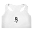 El Chapo Logo WHT OUT Padded Sports Bra