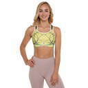B&G Afghan Wire 1 WHT Padded Sports Bra