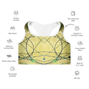 B&G Afghan Wire 1 WHT Padded Sports Bra