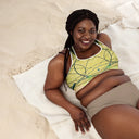 B&G Afghan Wire 1 WHT Padded Sports Bra