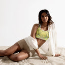 B&G Afghan Wire 1 WHT Padded Sports Bra