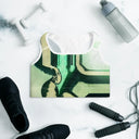 AIFFIA POKA 1 WHT Padded Sports Bra