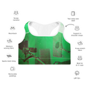 ABS Green Mic 1 /w WHT Sports Bra
