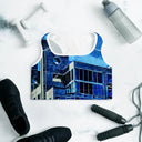 AIFFIA BLDG 1 WHT Padded Sports Bra