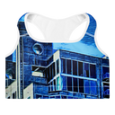 AIFFIA BLDG 1 WHT Padded Sports Bra