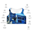 AIFFIA BLDG 1 WHT Padded Sports Bra