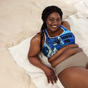 AIFFIA BLDG 1 WHT Padded Sports Bra