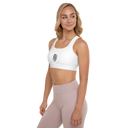 El Chapo Logo WHT OUT Padded Sports Bra