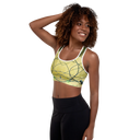 B&G Afghan Wire 1 WHT Padded Sports Bra