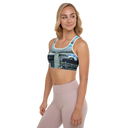 ABS MTM 1 WHT Padded Sports Bra