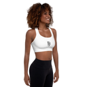 El Chapo Logo WHT OUT Padded Sports Bra