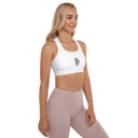 El Chapo Logo WHT OUT Padded Sports Bra