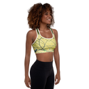 B&G Afghan Wire 1 WHT Padded Sports Bra