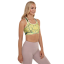 B&G Afghan Wire 1 WHT Padded Sports Bra