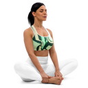 AIFFIA POKA 1 WHT Padded Sports Bra