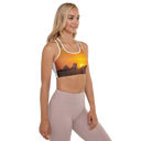 El Chapo Sunset Brunch WHT Padded Sports Bra