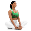 ABS Green Mic 1 /w WHT Sports Bra