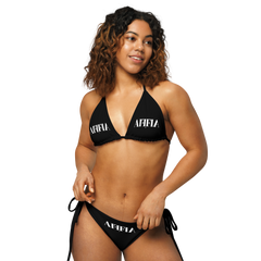 AIFFIA Logo BLK OUT string bikini