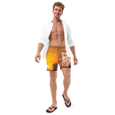El Chapo Sunset Brunch Swim Trunks
