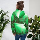 ABS Green Mic 1 WHT Women's Hoodie