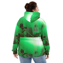 ABS Green Mic 1 BLK Women's Hoodie