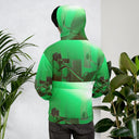 ABS Green Mic 1 WHT Men's Hoodie