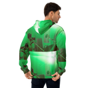ABS Green Mic 1 WHT Men's Hoodie