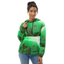 ABS Green Mic 1 BLK Women's Hoodie