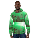 ABS Green Mic 1 BLK Men's Hoodie