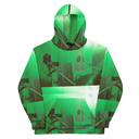 ABS Green Mic 1 BLK Men's Hoodie
