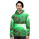 ABS Green Mic 1 WHT Men's Hoodie