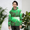 ABS Green Mic 1 WHT Men's Hoodie
