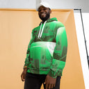 ABS Green Mic 1 WHT Men's Hoodie