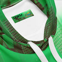 ABS Green Mic 1 WHT Women's Hoodie