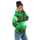 ABS Green Mic 1 BLK Women's Hoodie