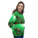 ABS Green Mic 1 BLK Women's Hoodie