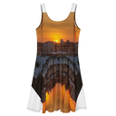 El Chapo Sunset Brunch 1 WHT Women's Skater Dress