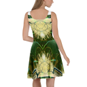 B&G Afghan Wire 1 WHT Women's Skater Dress