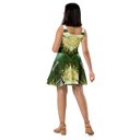 B&G Afghan Wire 1 WHT Women's Skater Dress