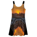 El Chapo Sunset Brunch 1 BLK Women's Skater Dress
