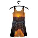 El Chapo Sunset Brunch 1 BLK Women's Skater Dress