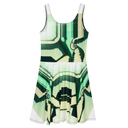 AIFFIA Poka 1 WHT Women's Skater Dress