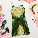 B&G Afghan Wire 1 WHT Women's Skater Dress