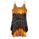 El Chapo Sunset Brunch 1 WHT Women's Skater Dress