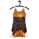 El Chapo Sunset Brunch 1 WHT Women's Skater Dress