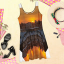 El Chapo Sunset Brunch 1 WHT Women's Skater Dress