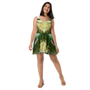 B&G Afghan Wire 1 WHT Women's Skater Dress