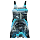 ABS MTM 1 BLK Women's Skater Dress