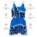 AIFFIA BLDG 1 WHT Women's Skater Dress